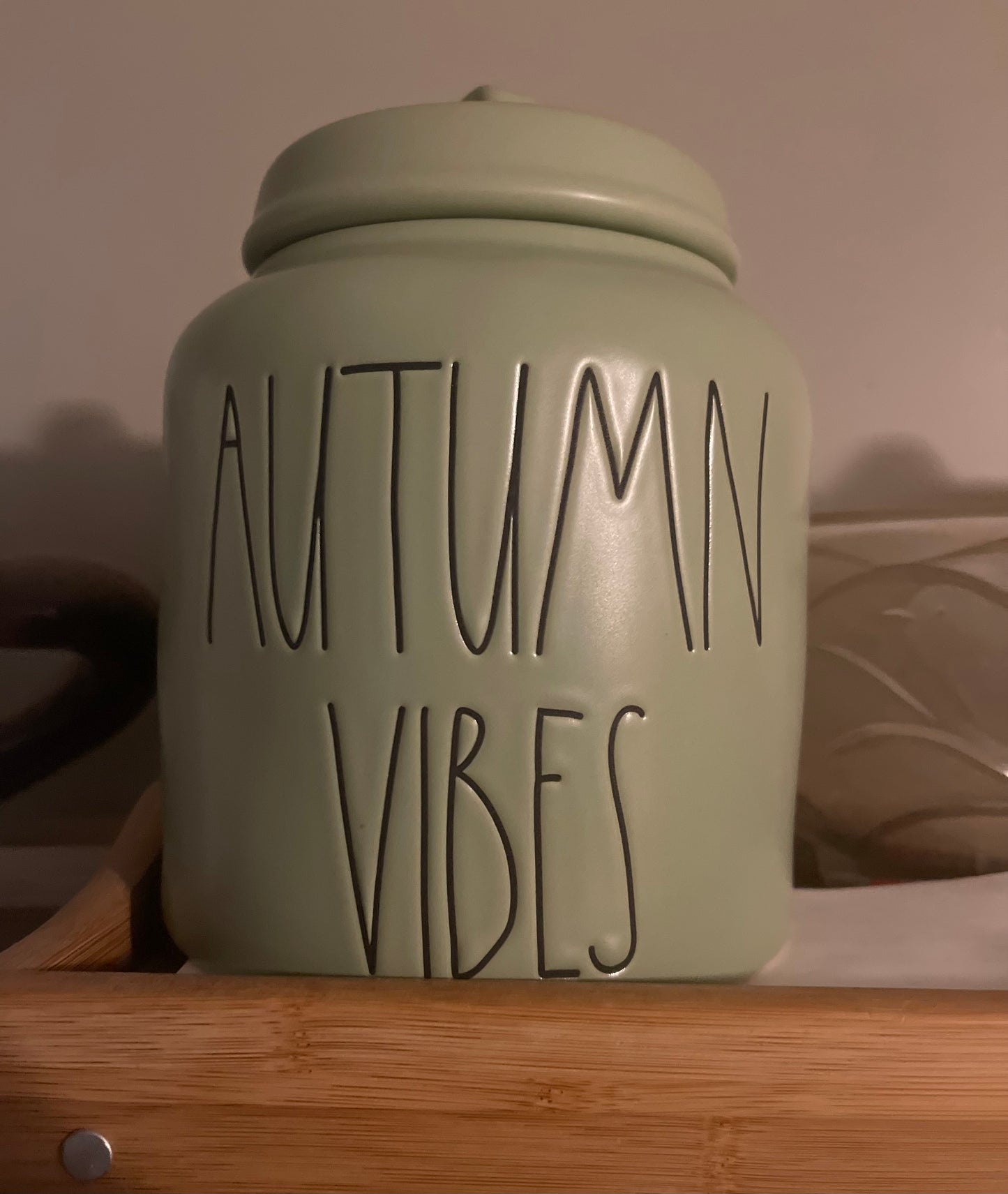 Rae Dunn Autumn Vibes Canister