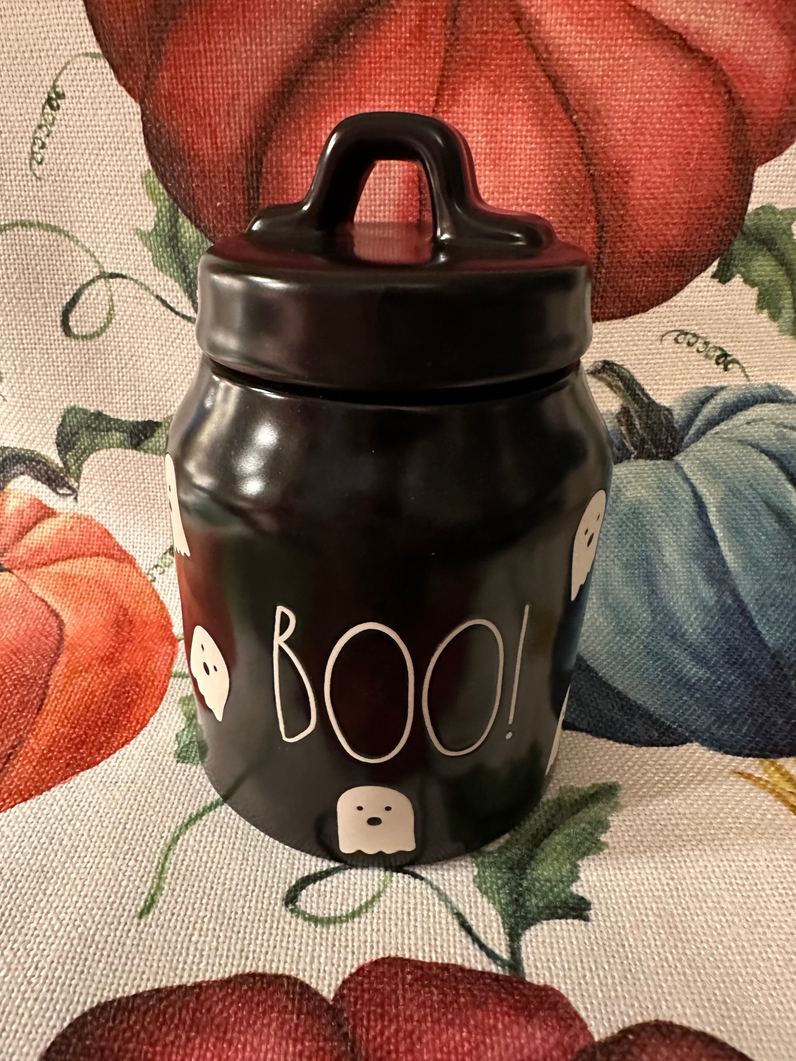 Rae Dunn baby spooky shops canister black