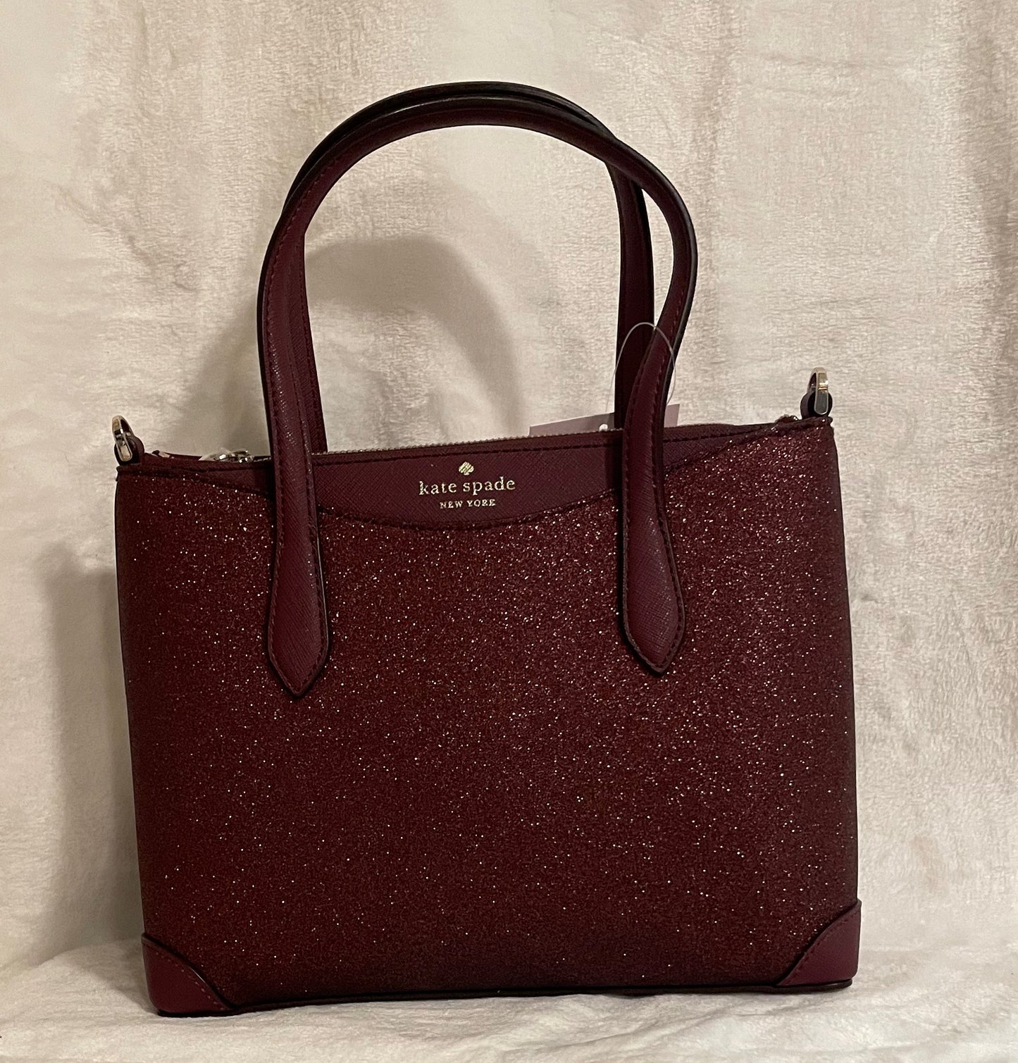 Kate Spade Deep Nova glitter Satchel