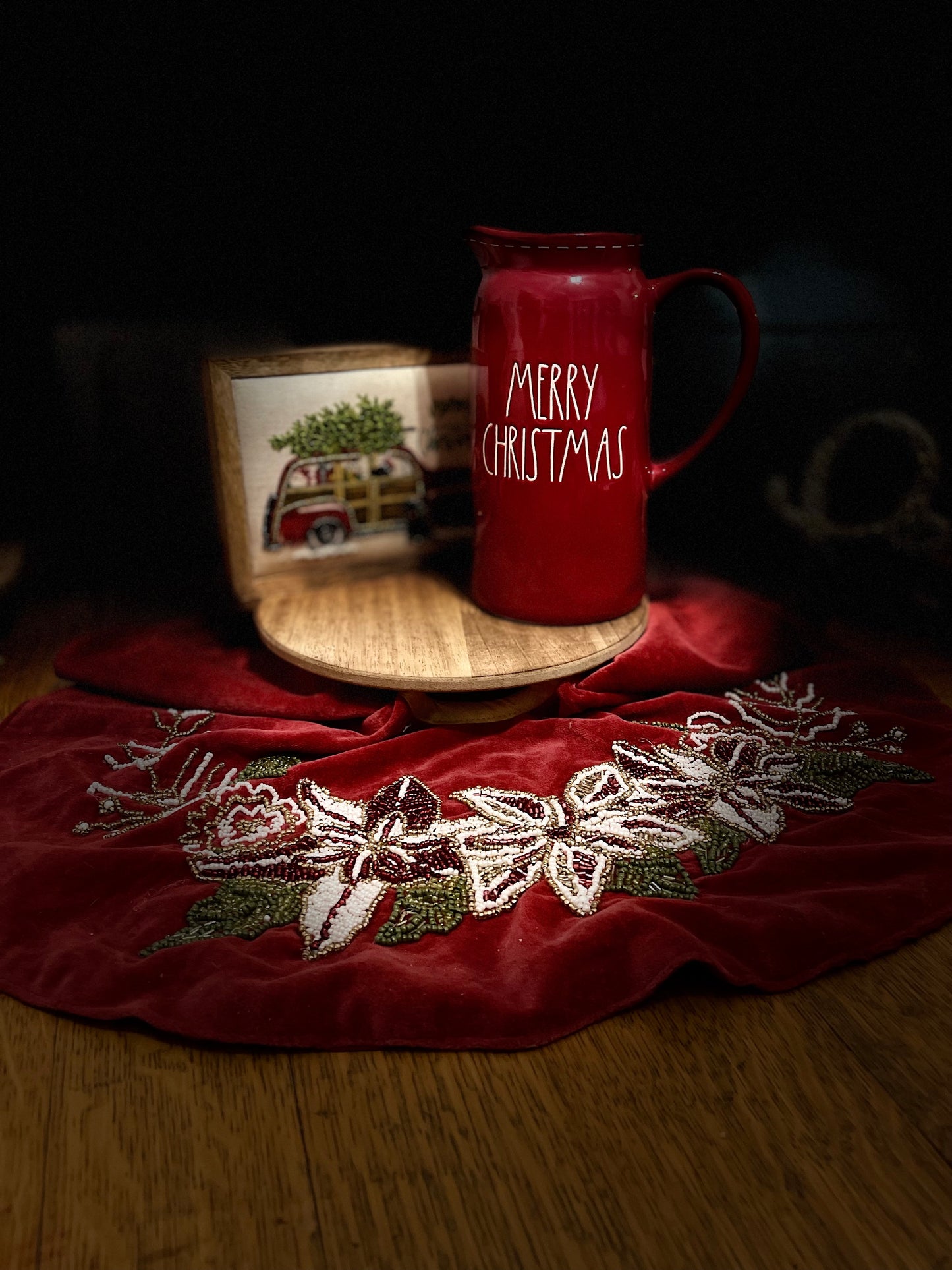 Rae Dunn Merry Christmas Pitcher