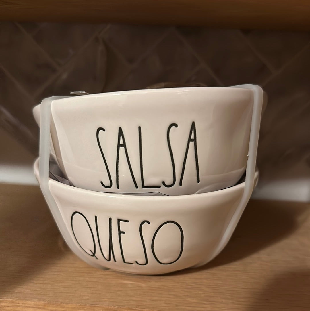 Rae Dunn Salsa n Queso Bowls