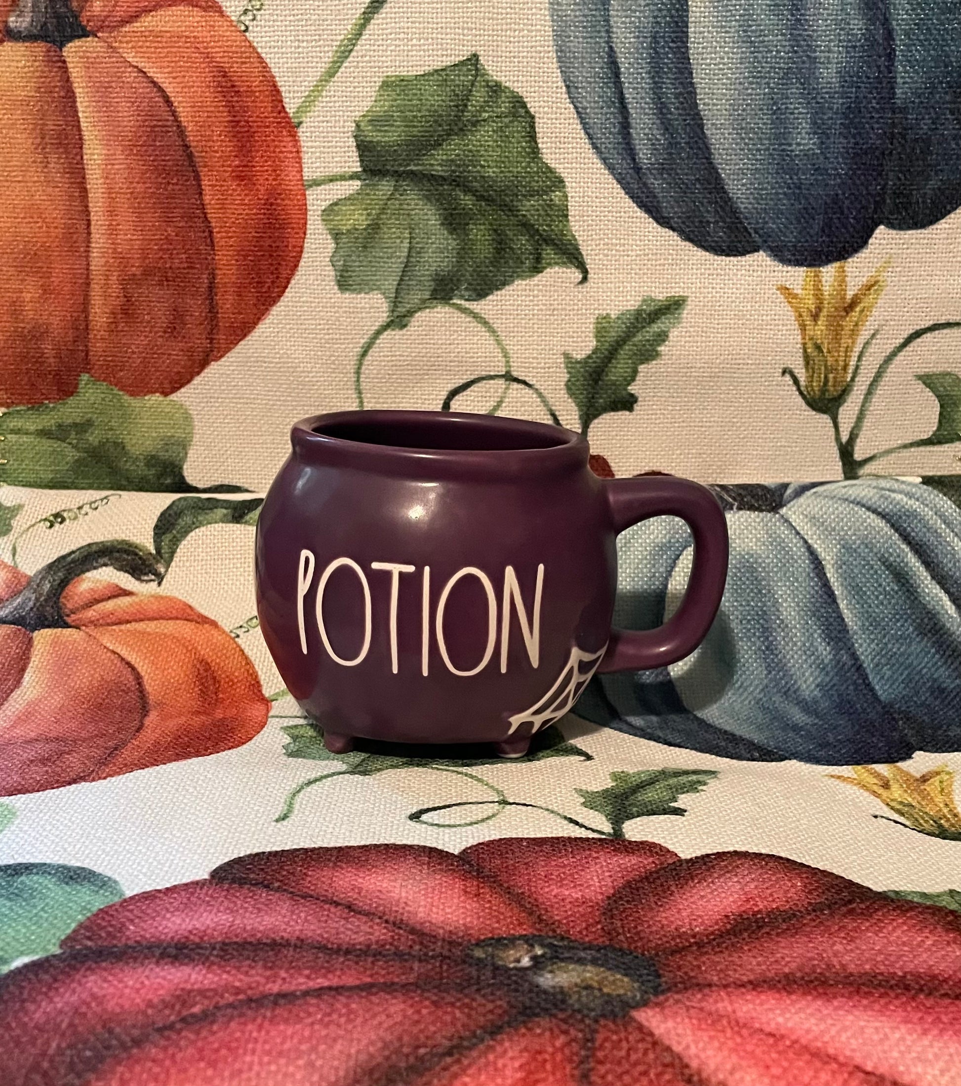 Rae Dunn Purple Potion Cauldron Mug