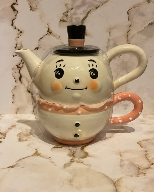 Johanna Parker Snowman Teapot Set