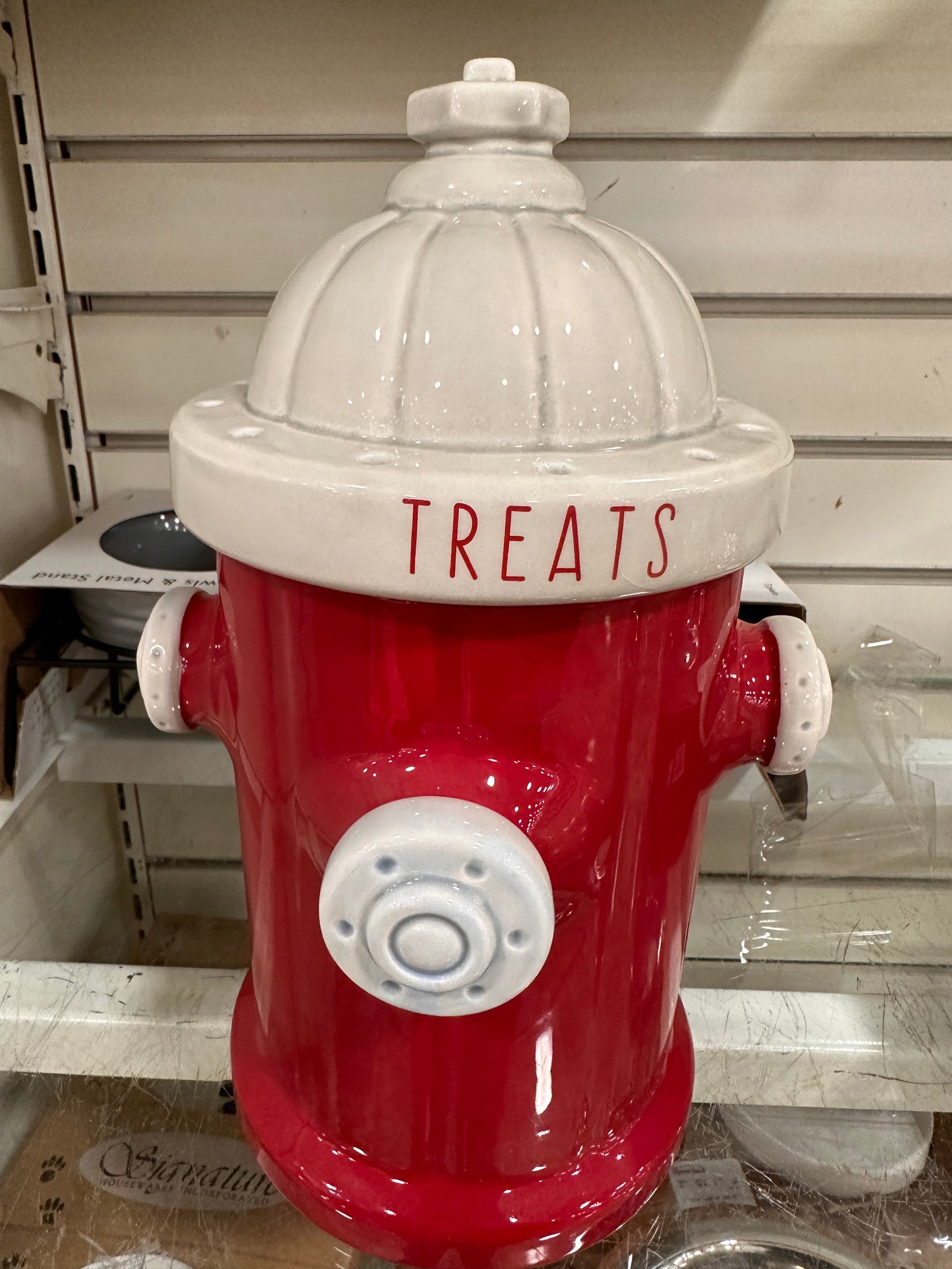 Blue Sky Fire Hydrant Treats Canister