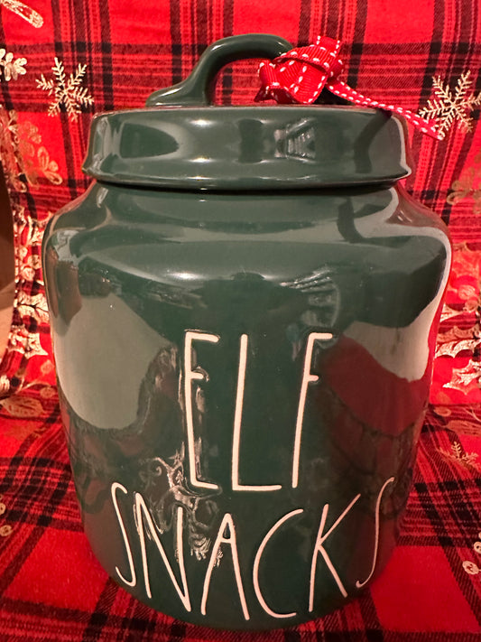 Rae Dunn Elf Snacks Canister