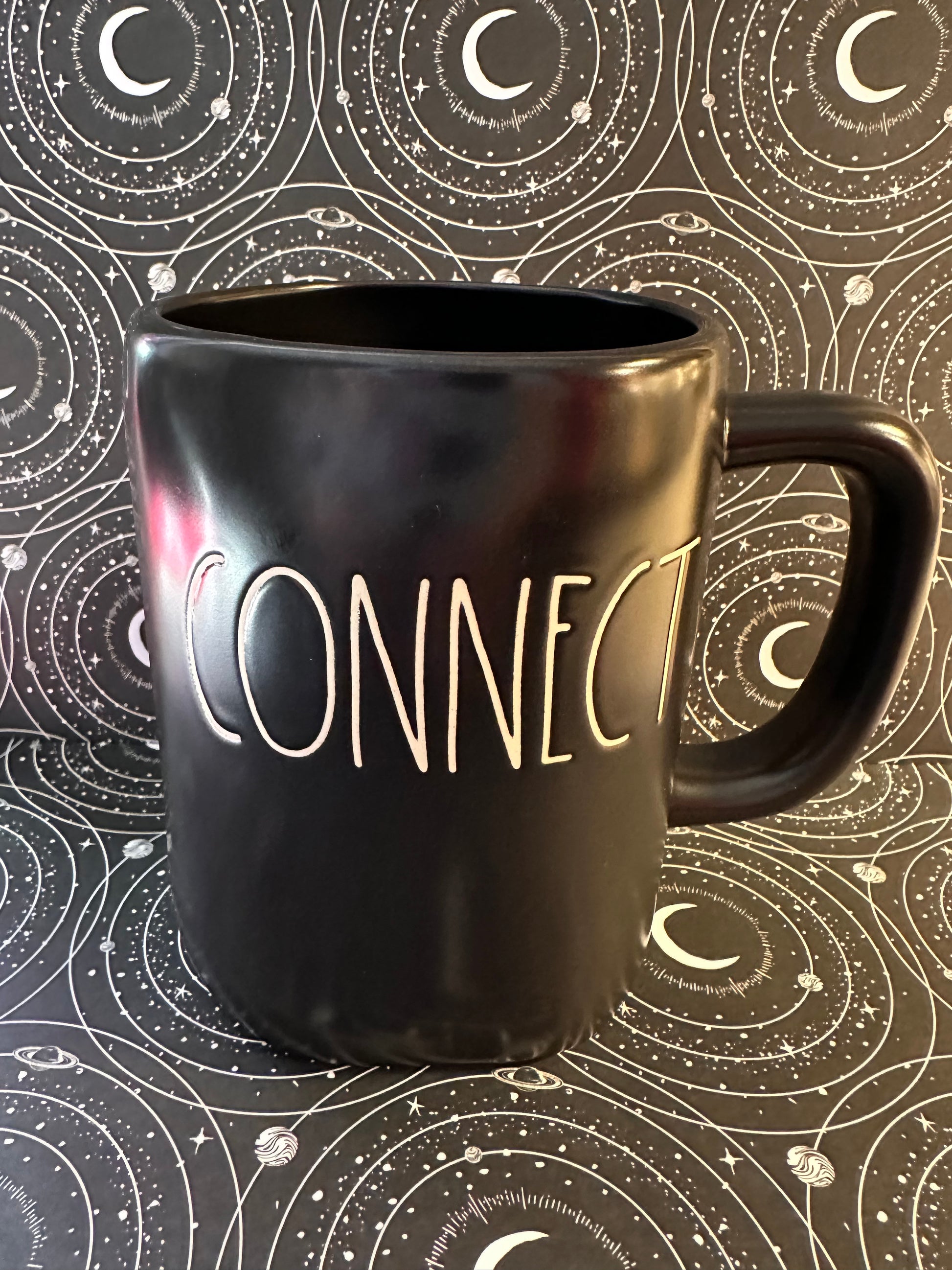 Rae Dunn Connect Black Cup