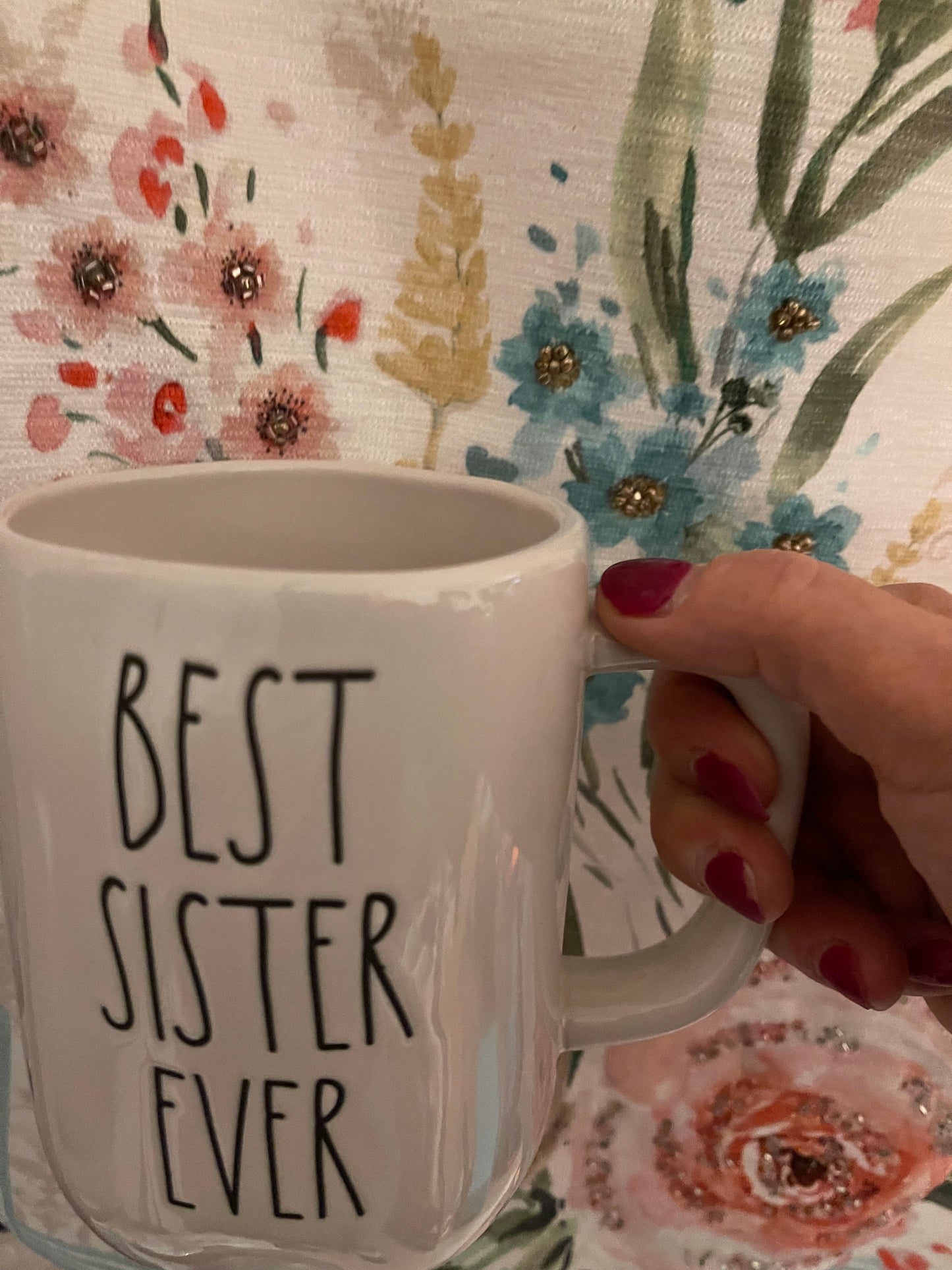 Rae Dunn Best Sister Ever Mug 