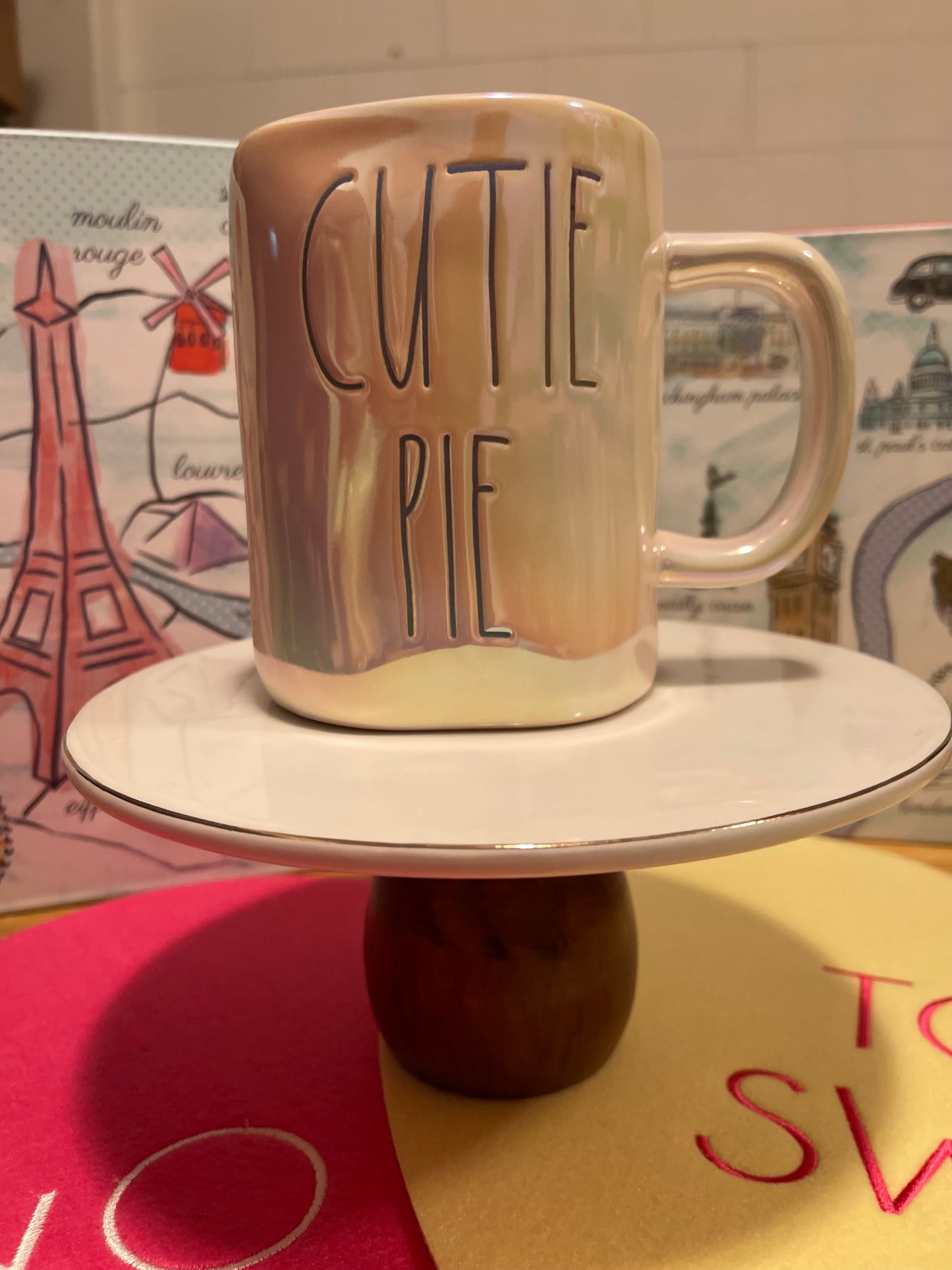 Rae Dunn Iridescent Cutie Pie Mug