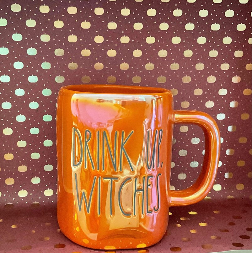 Rae Dunn Drink Up Witches Iridescent
