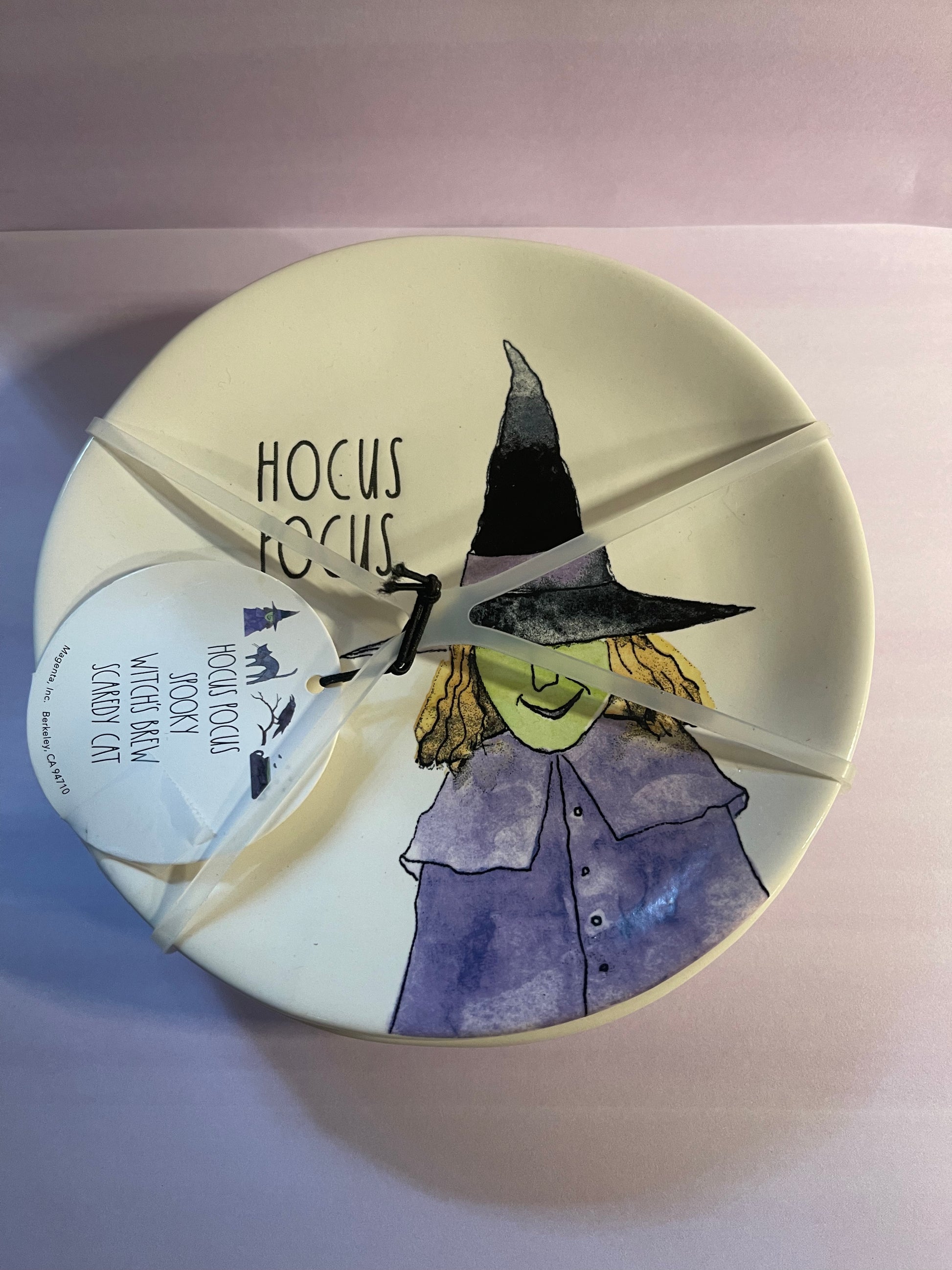 Rae Dunn Hocus Pocus, Witches Brew, Spooky, Scaredy Cat Plates