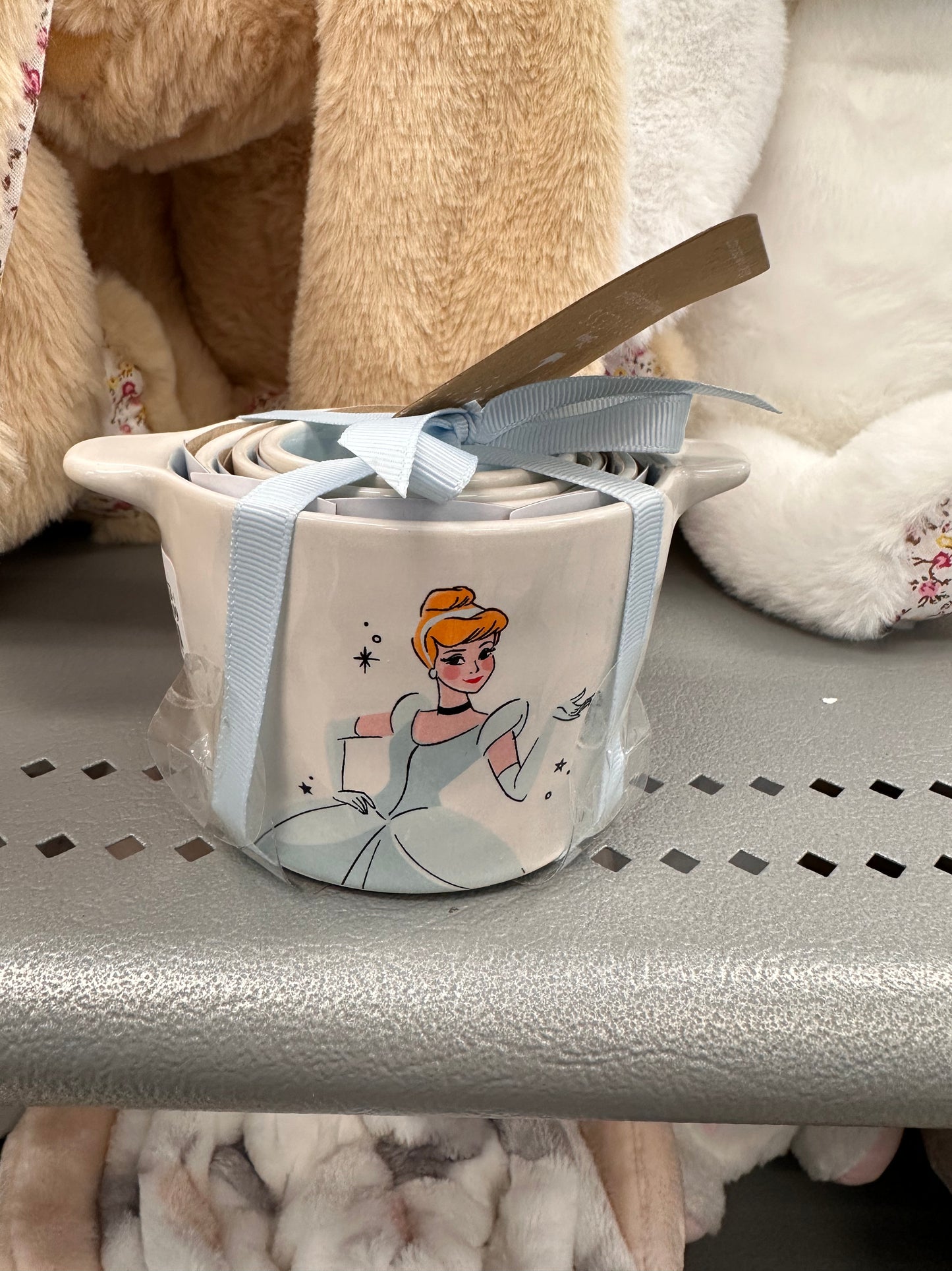 Rae Dunn Disney Cinderella White Measuring Cups