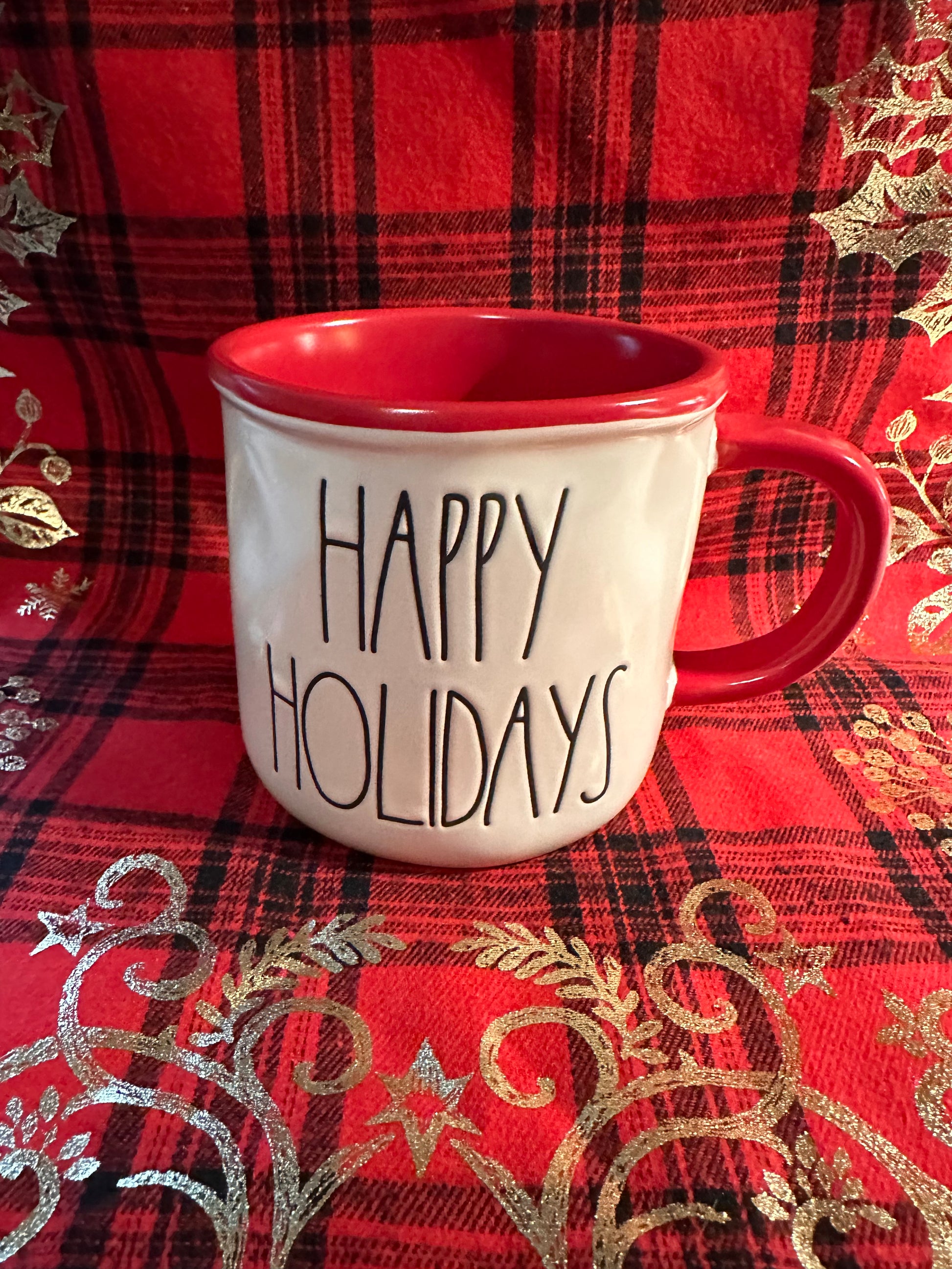 Rae Dunn Happy Holidays Mug