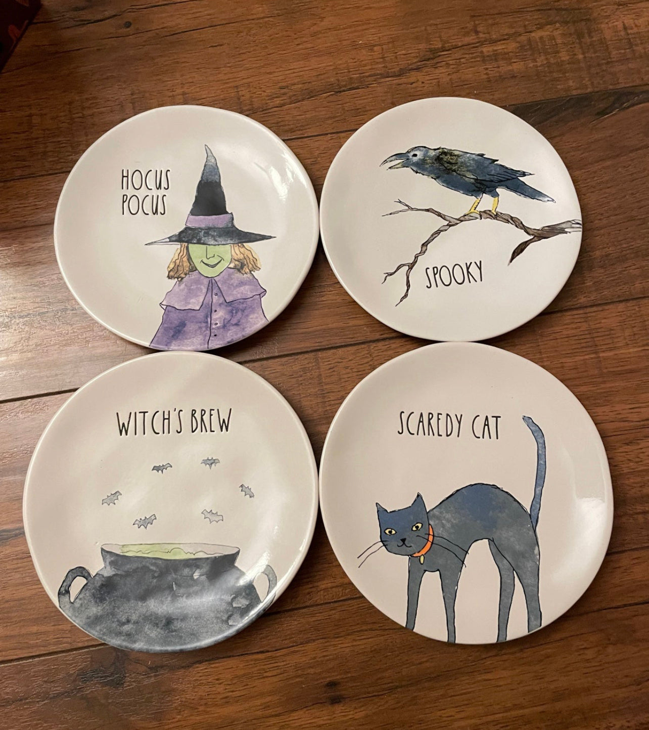 Rae Dunn Halloween Plates