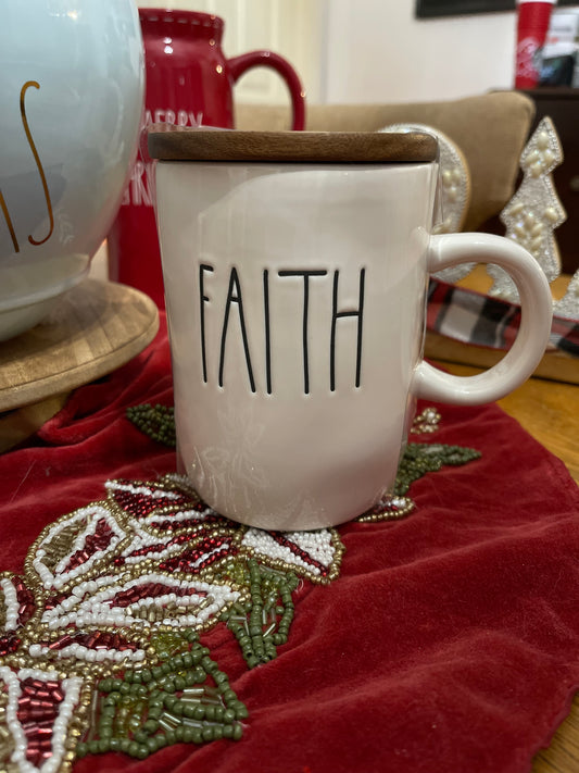 Rae Dunn Faith Mug