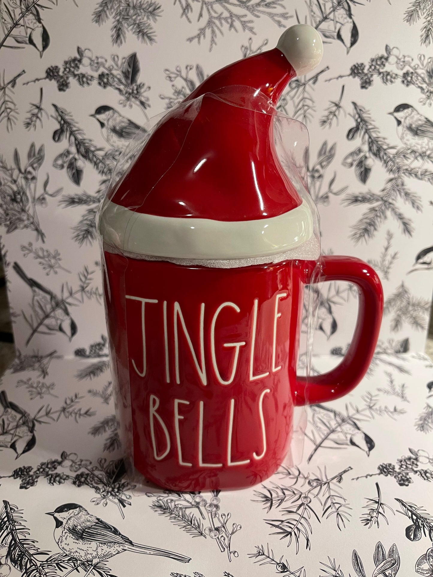 Rae Dunn Jingle Bells Topper Cup