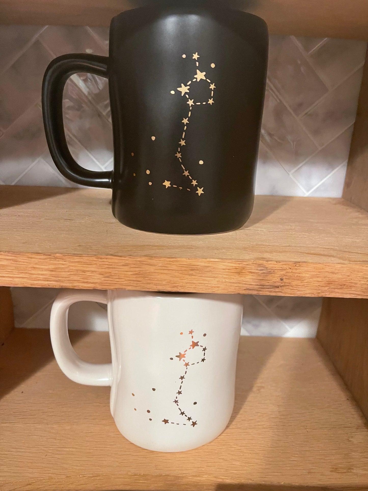 Rae Dunn Pisces Astrologcal Zodiac Sun Sign Mugs