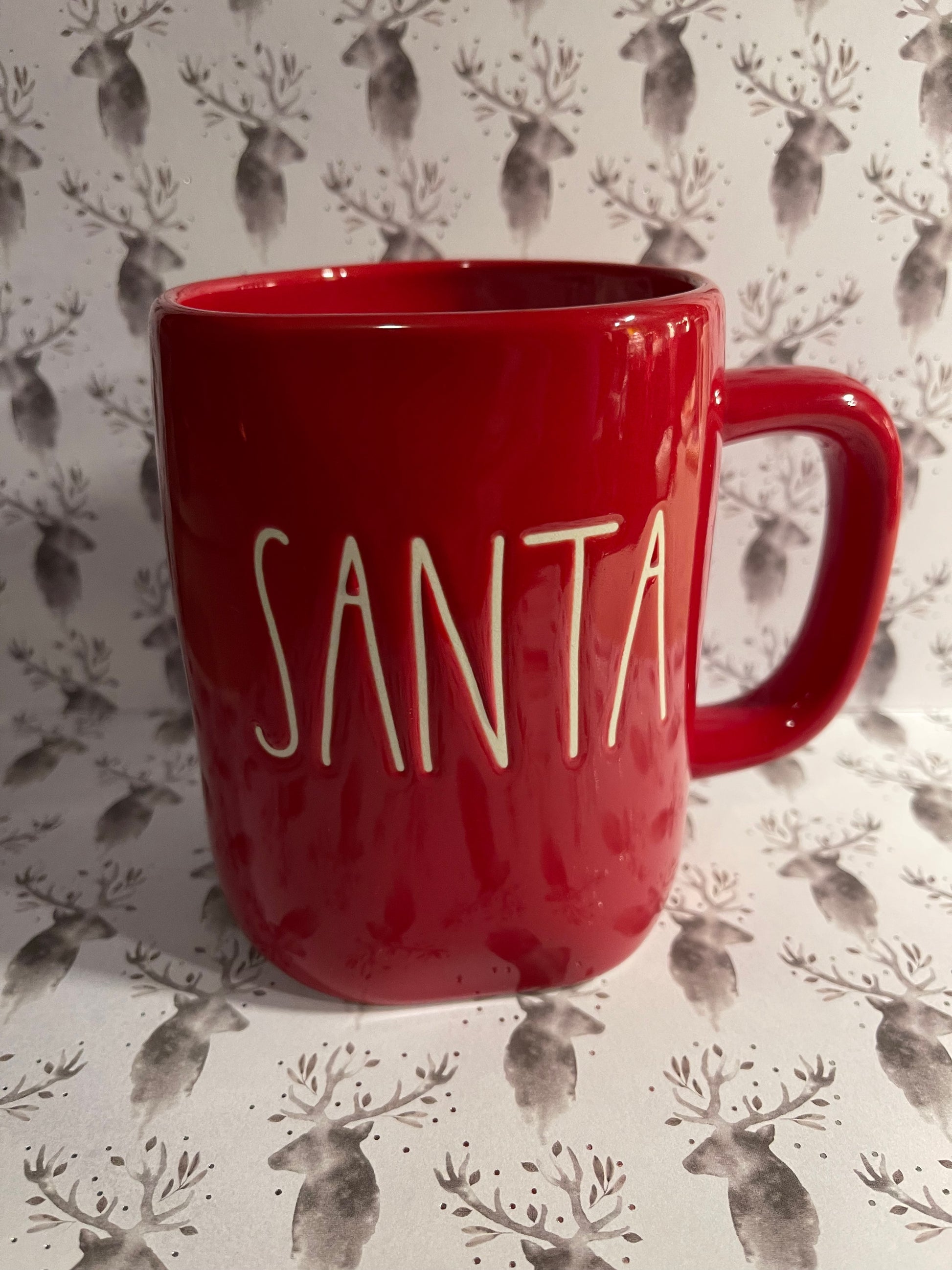 Rae Dunn Santa Claus Red Cup 