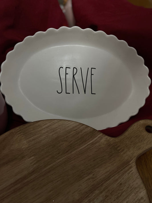 Rae Dunn Serve Plate Small 