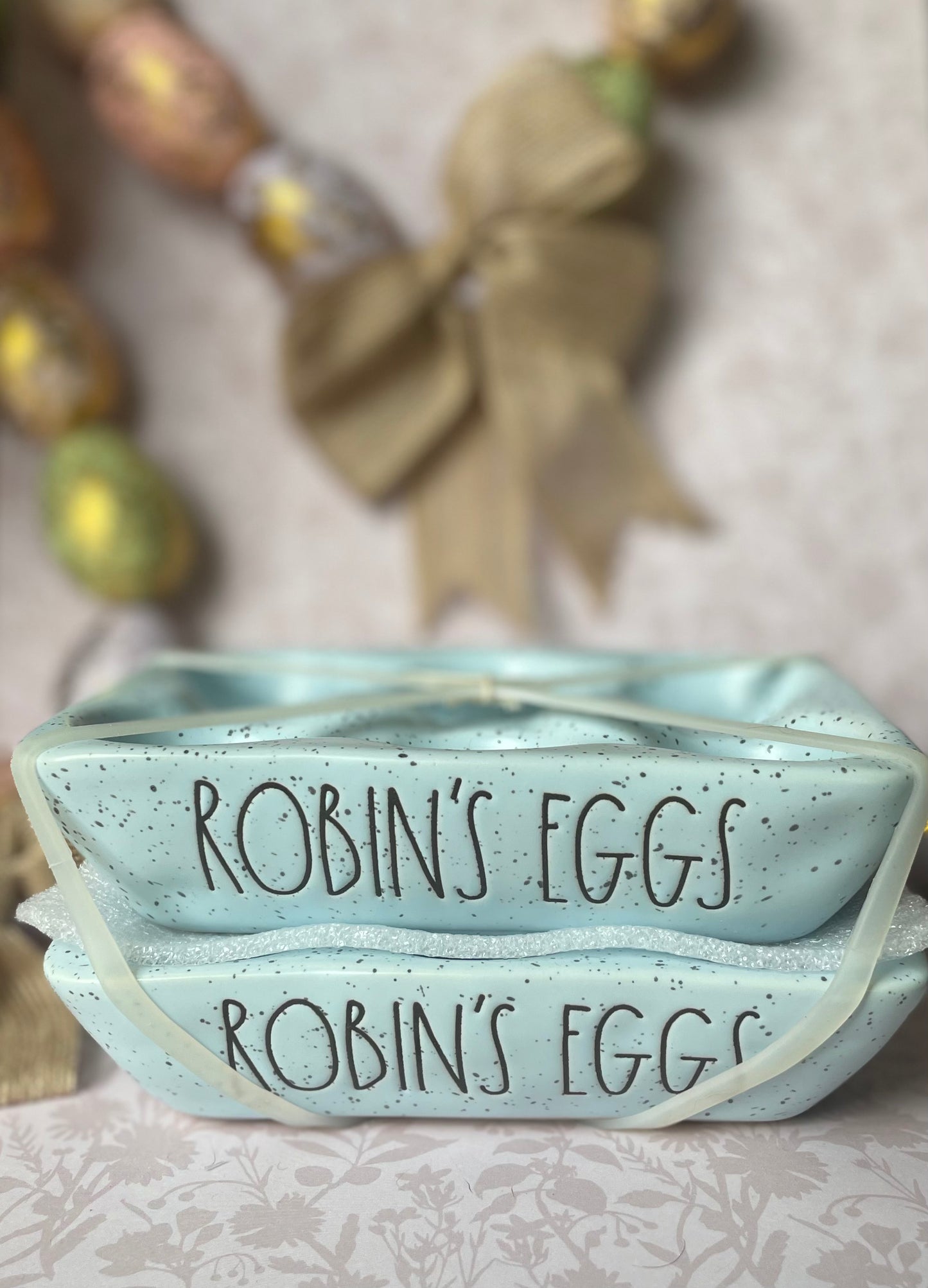 Rae Dunn Robin's Egg holder