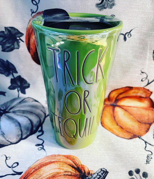 Rae Dunn Trick or Tequila Tumbler