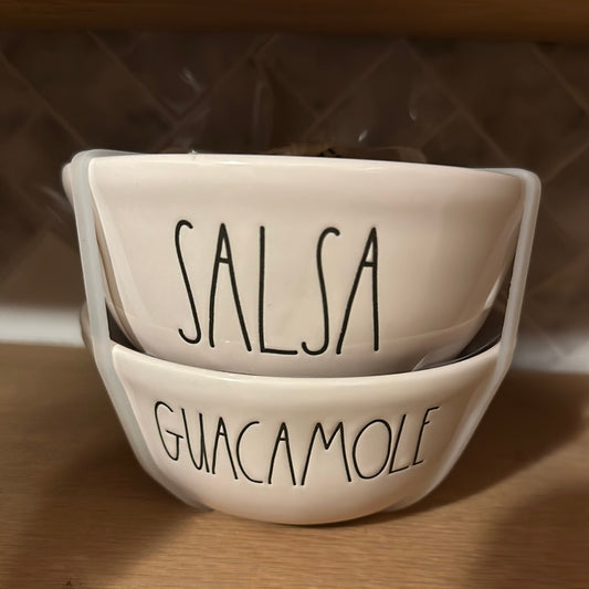 Rae Dunn Salsa n Guacamole Bowls