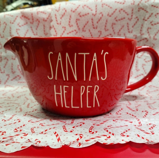 Rae Dunn Santa's Helper Mixing Bowl